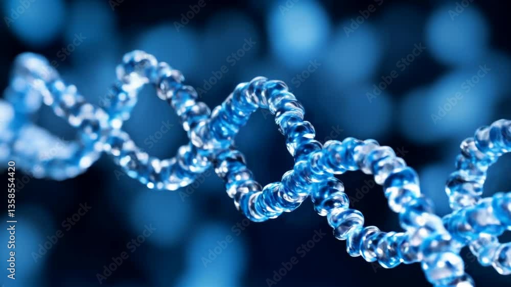 Poster explore the intricate structure and function of dna in a dynamic visual journey