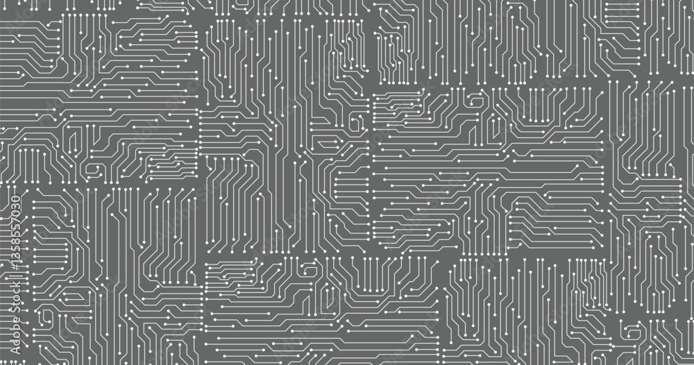 Poster high tech technology geometric and connection system background with digital data abstract.