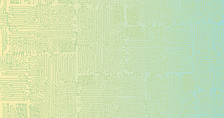 High tech technology geometric and connection system background with digital data abstract. 