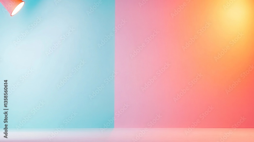 Poster capture vibrant and minimalistic scene with colorful background evoking mother day emotions under st