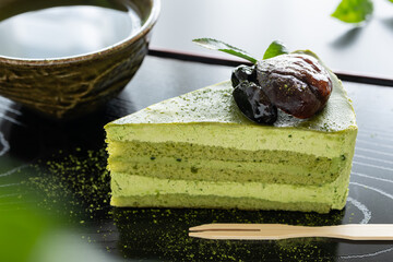 抹茶のケーキ　抹茶スイーツ　和スイーツ