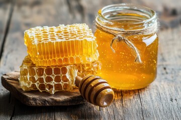 Honey harvesting process beekeeping farm food photography rustic setting close-up sweetness of nature