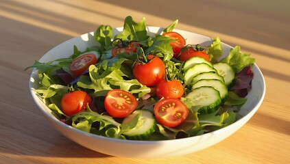 Fresh vegetable salad