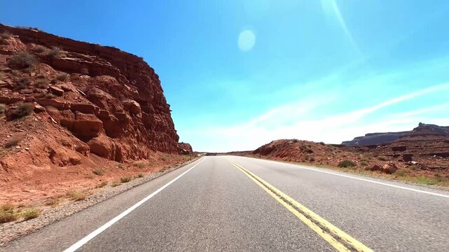 Utah Driving 0160 Monument Valley Forest Gump