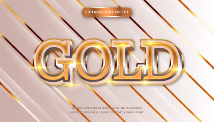 Gold Text Effect Design