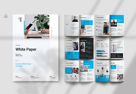 White Paper Brochure Template