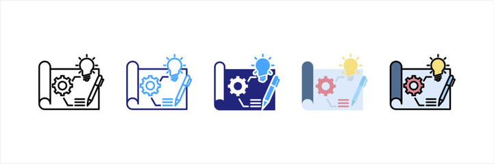 Prototype Multi Style Icon Set