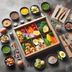 Subscription Based Meal Prep Kits   Pre packaged portion control