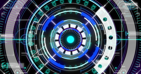 Image of multiple scopes scanning and spinning