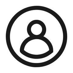 Avatar Silhouette Icon Set – Male and Female Avatar Profile Icons in Minimalist Style. Black Silhouette and Outline User Icons for Corporate, Social Media, and Web Design on White Background