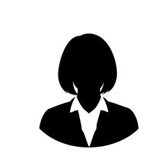 Avatar Silhouette Icon Set – Male and Female Avatar Profile Icons in Minimalist Style. Black Silhouette and Outline User Icons for Corporate, Social Media, and Web Design on White Background PNG