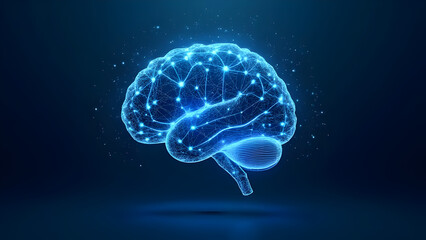 Futuristic Digital Brain with Neural Network Connections – Artificial Intelligence, Technology, and Innovation in AI, Neuroscience, and Data Science