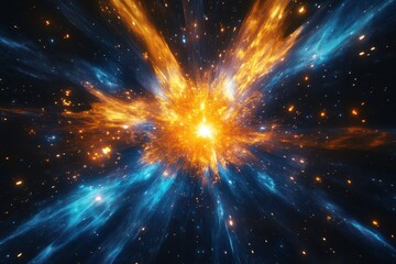 Color gradient background, technological background.