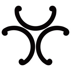 家紋です。外三つ鐶といいます。 © じゅん