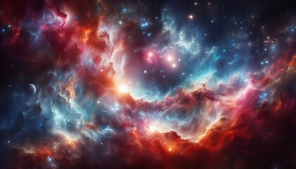 Naklejka premium Celestial Drift