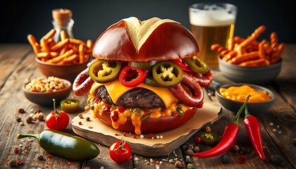 Chili Spiced Patty Pepper Jack Chili spiced patty pepper jack ch