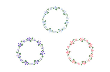 オダマキ　丸いフレーム