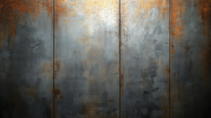 Close Up of Rusty and Textured Metal Surface.