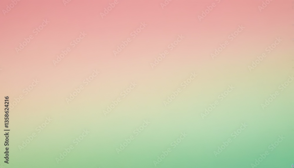 Poster gradient background vector in spring light pink and green 3