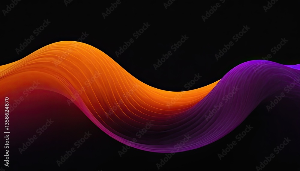 Poster 3d style random abstract futuristic technology graphic banner background wallpaper generative ai 1