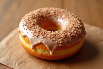 Chai Spice Donut with Vibrant Toppings