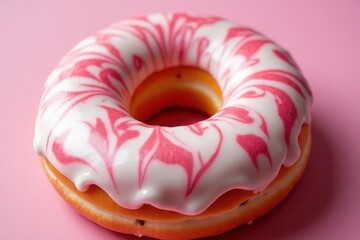 Marbled Artistic Donut Glaze