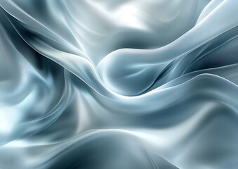 Fototapeta premium Light Gray Silk Drape.