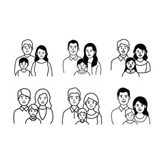 Family Portrait Vector Design &ndash; Customizable & Ready-to-Use Graphics
