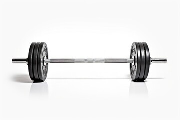 A barbell gym equipment sports.