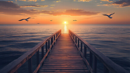 landscape, nature, plant, sky, trees, season, weather, clouds，autumn, travel, sunlight，outdoors，horizon, hill, land, sky，water, ocean, sea, pier, water, sunset, beach, bridge, lake, jetty, wood, woode
