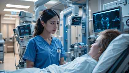 A high-tech hospital in 2025 where robotic surgeons and AI-powered diagnostics improve healthcare.
A futuristic home in 2025 with voice-controlled AI assistants and fully automated smart appliances.
