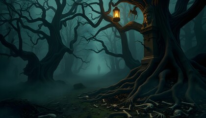 The Gloomy Forest Path: A Journey into the Unknown Depths