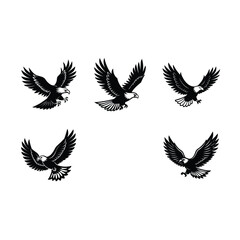 American Eagle Flying Vector Design - Premium Graphic for Digital Projects
