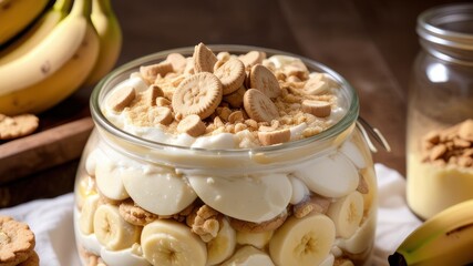 Banana Pudding in a Jar