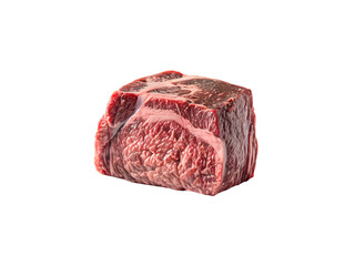 Obraz premium Japanese Wagyu Beef isolated on transparent background 