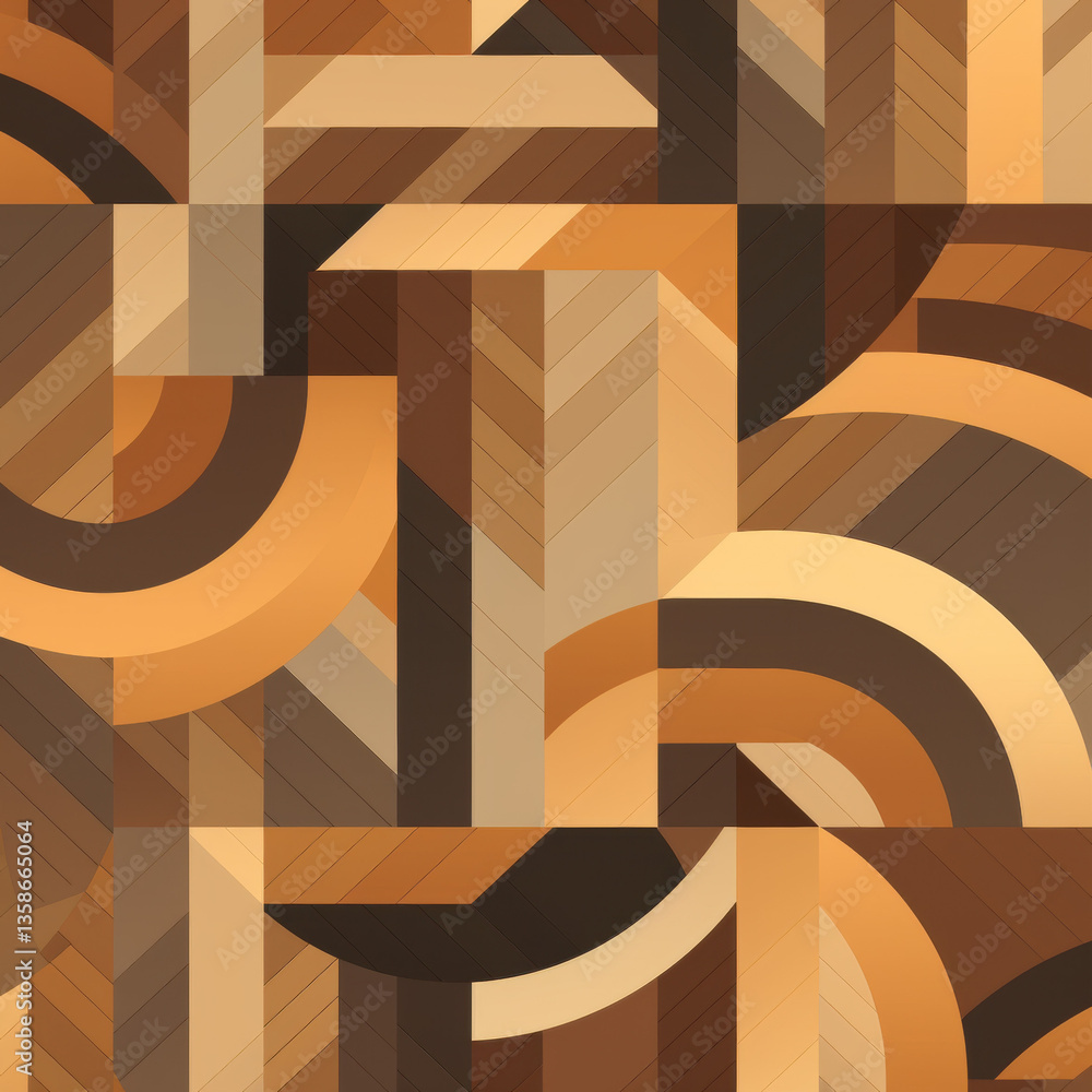 Aufkleber colorful abstract geometric triangle pattern design