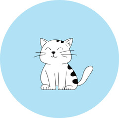 Cute Cartoon Cat
