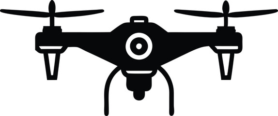 Drone silhouette vector design