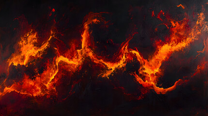 Fototapeta premium fire, flame, heat, burning, hot, explosion, burn, smoke, flames, energy, light, orange, backgrounds, animation, red, fiery, inferno, texture, loop, yellow, blaze, lava, fireball, black, exploding