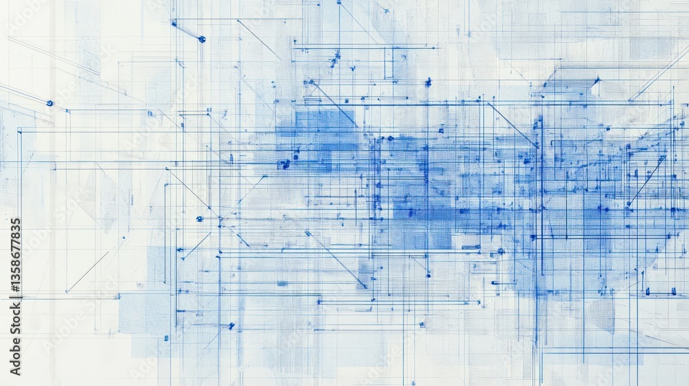 Poster abstract network architecture design background