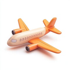 Fototapeta premium Airplane animation aircraft design.