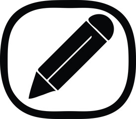 pencil icon vector illustration