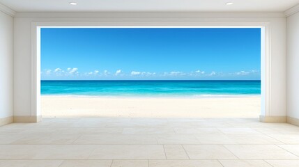 Coastal View From Minimalist Room