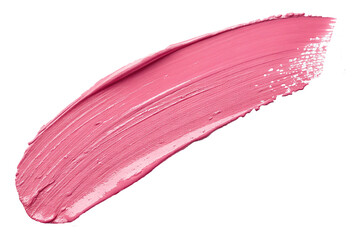 Pink Lipstick Swatch, Isolated on White Background