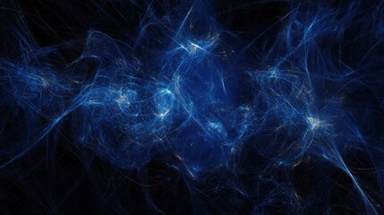 Fototapeta premium Abstract blue energy flow design, suitable for backgrounds