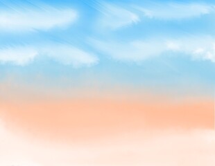 Fototapeta premium blue sky and clouds