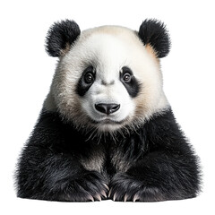 Fototapeta premium A Panda png adorable panda png playful panda png cuddly panda png charming panda png transparent background image