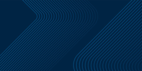Dark blue background. Modern curved lines abstract presentation background. Luxury paper cut background, Abstract decoration eps10.