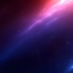 Cosmic Nebula Pink and Blue Light Streaks Across Dark Space