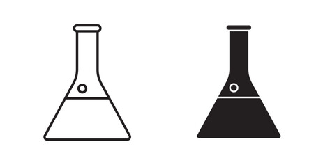lab flask icon